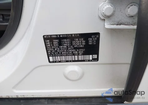 2019 Honda Hr-V Sport from USA, damaged, VIN 3CZRU6H10KM734062